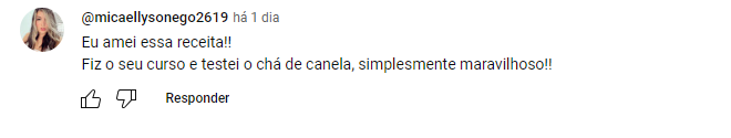Foto de perfil usada no depoimento de Micaelly